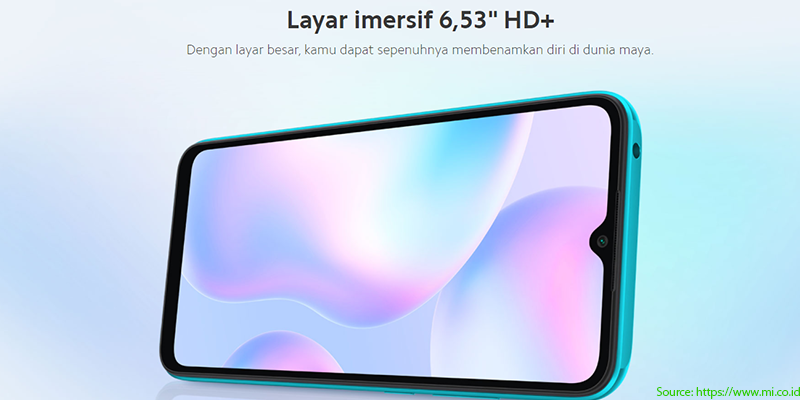Layar Redmi 9A